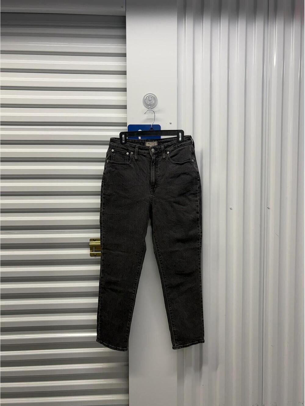 Madewell Women’s 29 Madewell Curvy Perfect Vintage Jeans Acid Wash Black Denim